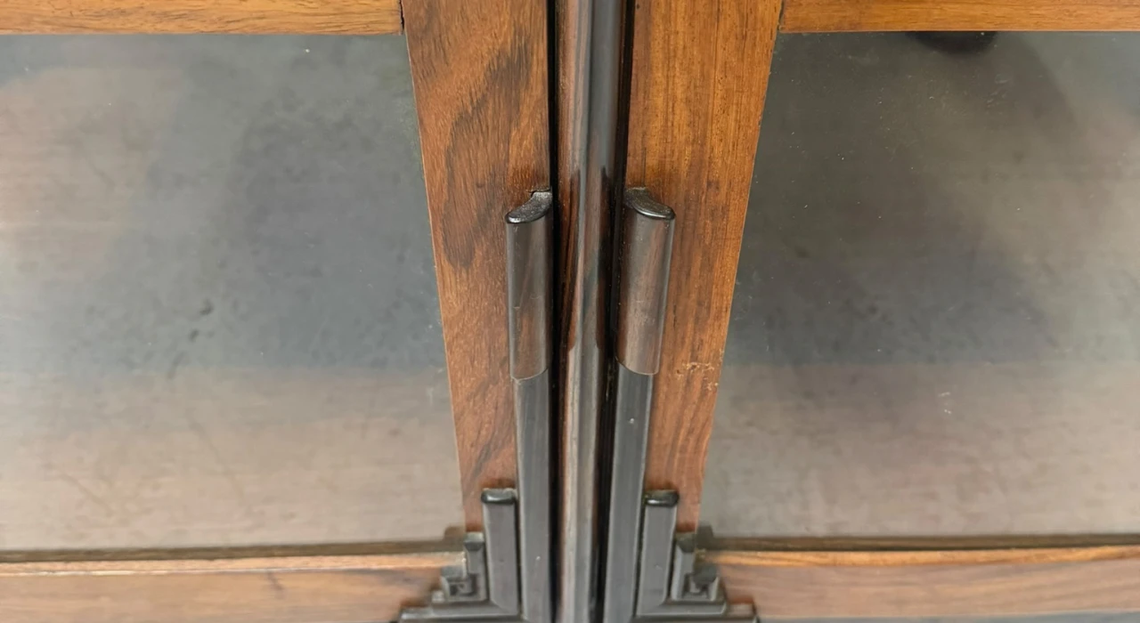 Art Deco Amsterdamse School Display Cabinet, 1920s